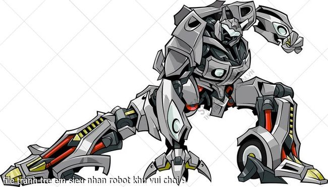 file tranh tre em sieu nhan robot khu vui choi 9